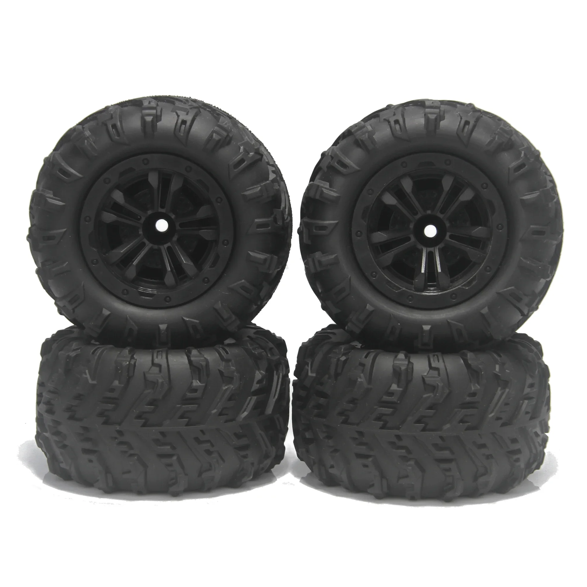 4PCS NEEBRC 85mm Monster Reifen Räder 12mm Hex für 1/14 1/16 RC Auto Lkw Wltoys 144001 144010 HBX 16889 16890 SCY 16101 16102 – Detail 8