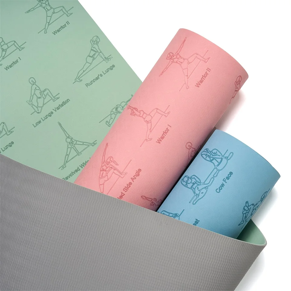 Tappetino Yoga G5 HT SPORT In TPE Antiscivolo - 183x61 Cm, Spessore 0.6 Cm - Per Fitness, Pilates, Allenamento