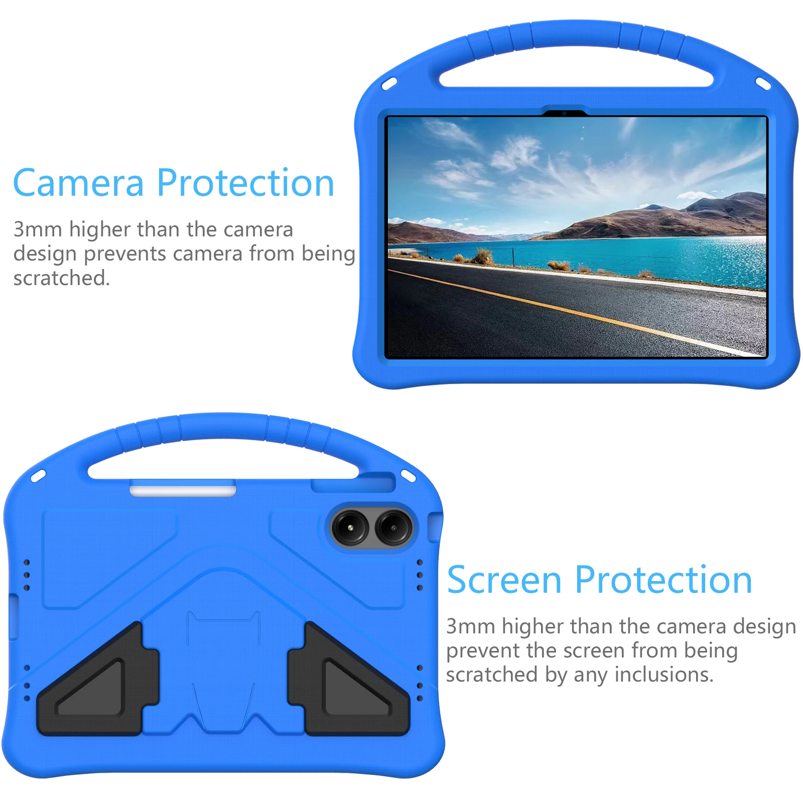 Kids Shockproof EVA Tablet Cover Stand - 12.1 Inch Protective Case
