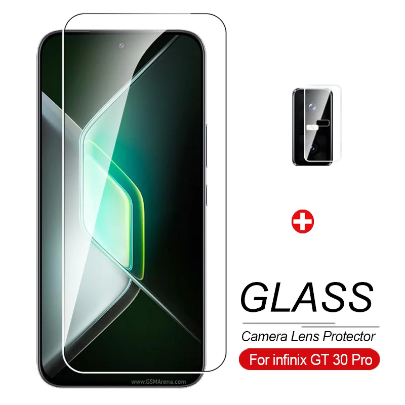 Dual-Function Tempered Glass Screen Protector with Camera Shield
