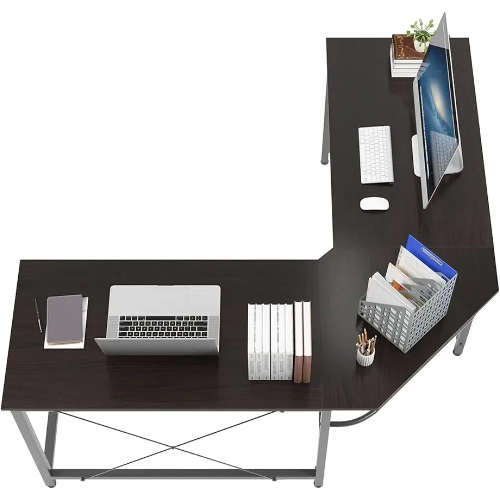 L Shaped Gaming Desk 59 X 59 Inches Large L Shaped Desk for Home Office Freight Free Computer Table Reading Desks Gamer