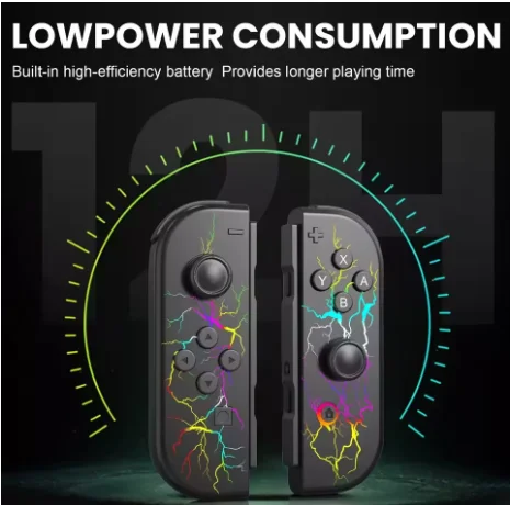 Enhanced Wireless Game Controller with Dual Vibration and Turbo Functions