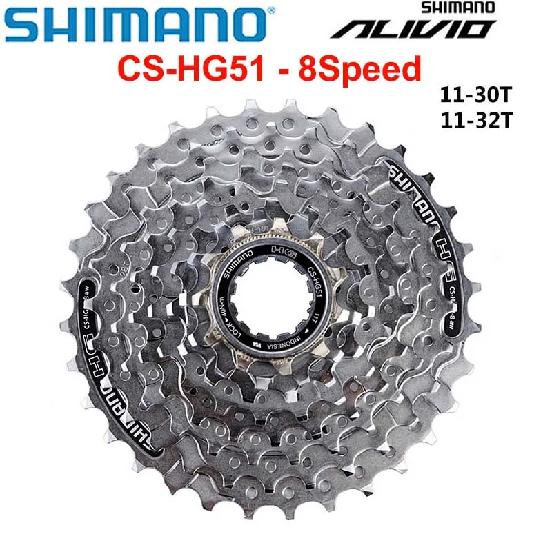 Shimano Speed ALIVIO CS-HG51-8 Cassette Mountain Bike flywheel