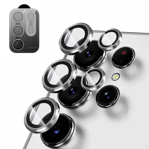 Camera Lens Protector For Samsung S25 S26 Ultra S24 S23 S22 Ultra Case Tempered Glass Film Titanium Alloy Ring Phone Accessories - Image 9