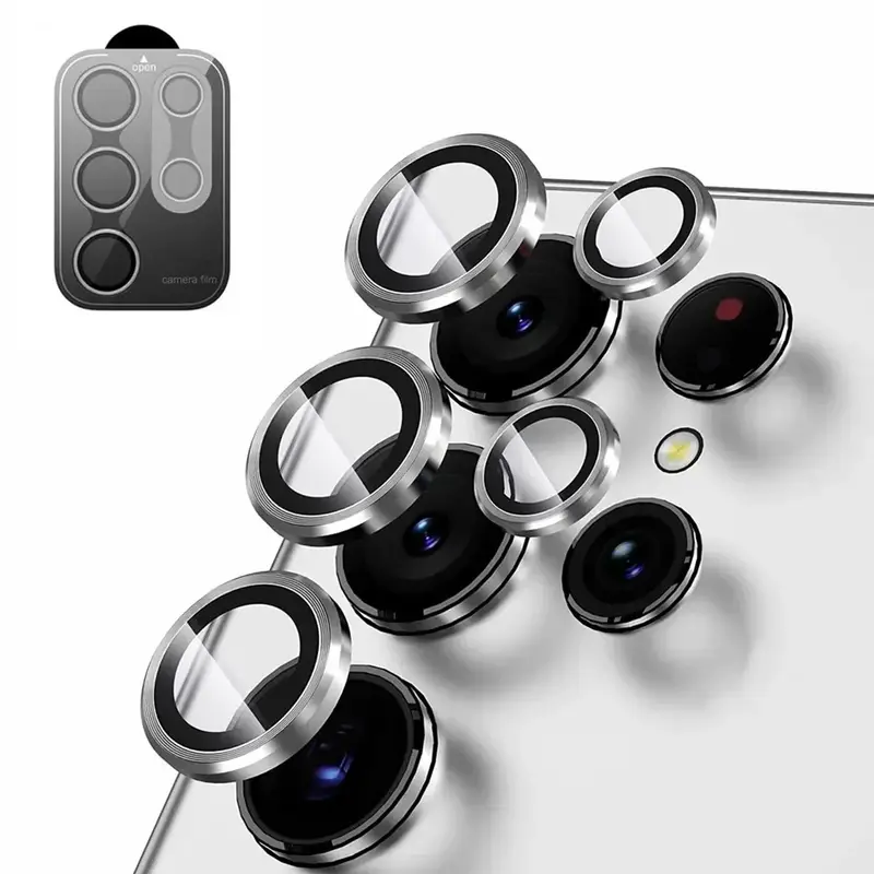 Camera Lens Protector For Samsung S25 S26 Ultra S24 S23 S22 Ultra Case Tempered Glass Film Titanium Alloy Ring Phone Accessories - Image 9