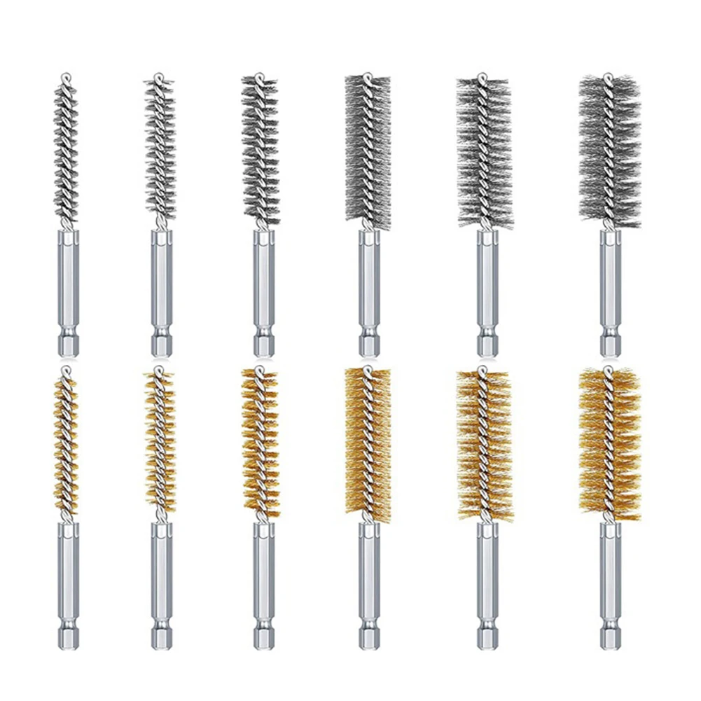 

Advanced Cleaning Tools 12 Pieces Wire Bore Brush Set for Power Drill Suitable for Different Cleaning Needs Sizes