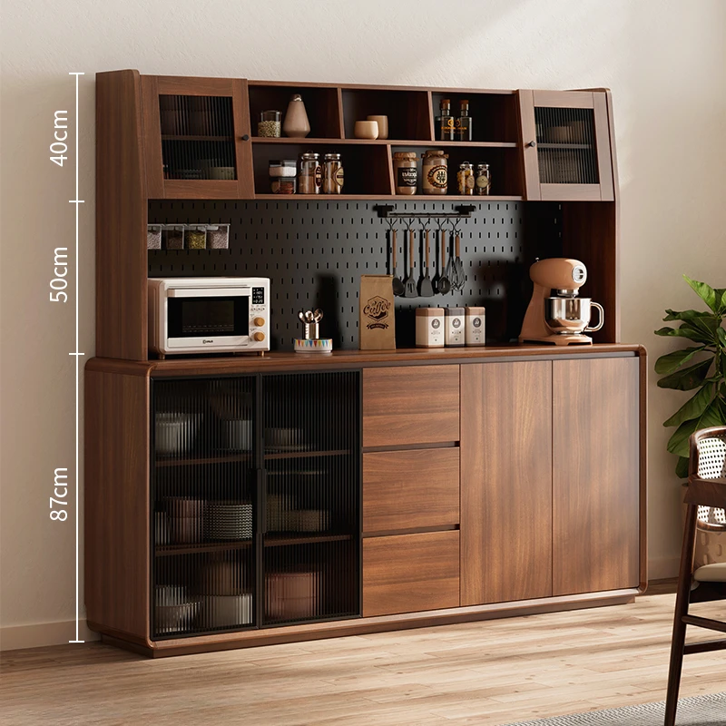 High Quality Shelves Sideboard Decorate Cupboard Modern Design Kitchen Cabinet Auxiliary Table Armarios De Cocina Home Furniture