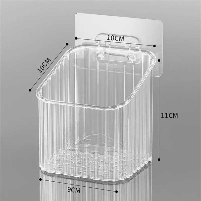 Household Storage Racks Wall-mounted No Punching No Trace Paste Multifunctional Kitchen Storage Racks Home Bathroom Accessories 5