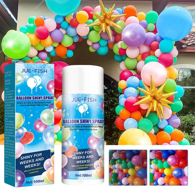 Balloon Glow Spray Shine Spray For Balloons 100ml Shiny Glow Balloons Spray  No Drips Balloon Brightener Spray Precise Mist To - AliExpress