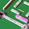 144pcs/set Mini Mahjong Game Set With Portable Box Mah Jongg Travel Family Leisure Time Desktop Toy 3