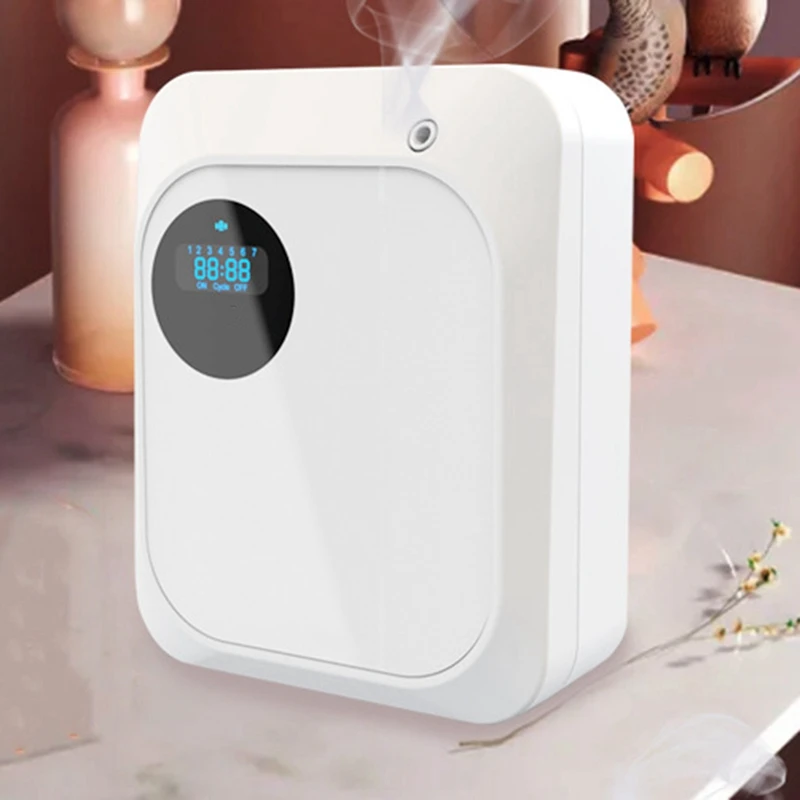 Commercial Room Oil Diffuser 150 Ml Home Fragrance Machine White Large Area Bathroom Timing Cosmetic Bar
