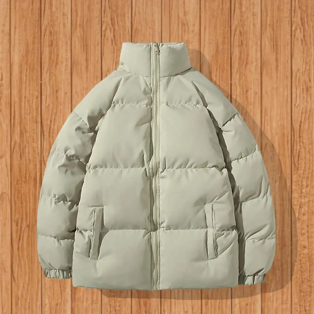 

Winter Jacket Men Parkas Thicken Warm Coat Mens Stand Collar Solid Color Casual Parka Women Fashion New Streetwear 5XL