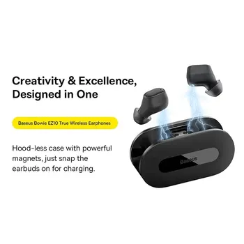 Baseus Bowie EZ10 TWS Earphone Bluetooth 5.3 Wireless Headphone Fast Charge Mini in Ear Earbuds Sports Headset 0.06s Low Latency 2