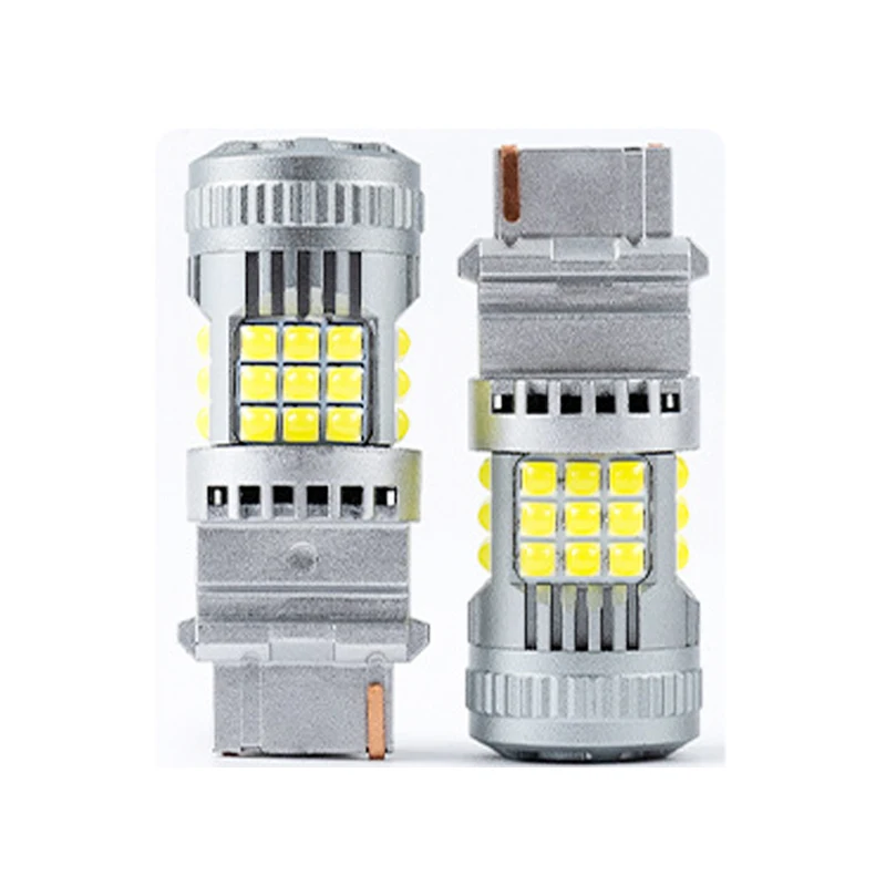 

3157 T25 P27w 3156 Led Car Light 3030 25W 2500LM Auto Bulbs with Canbus for Vehicles and Trucks 12v 24V 6000K White Amber Red