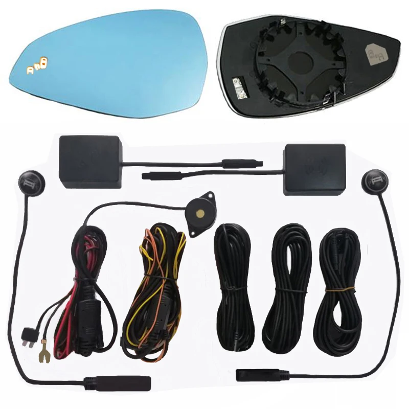 Car Led Light Accessories Blind Spot Mirror Radar Detector Sensor BSA Warning System For Audi A4 B8 B7 B9 Q3 Q5 A6