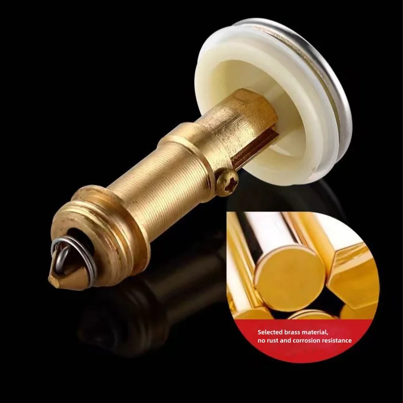 Sink Plugs Washbasin Leak Plugs Drainer Fittings Basin Bouncing Core Fittings Push-On Anti-Odor