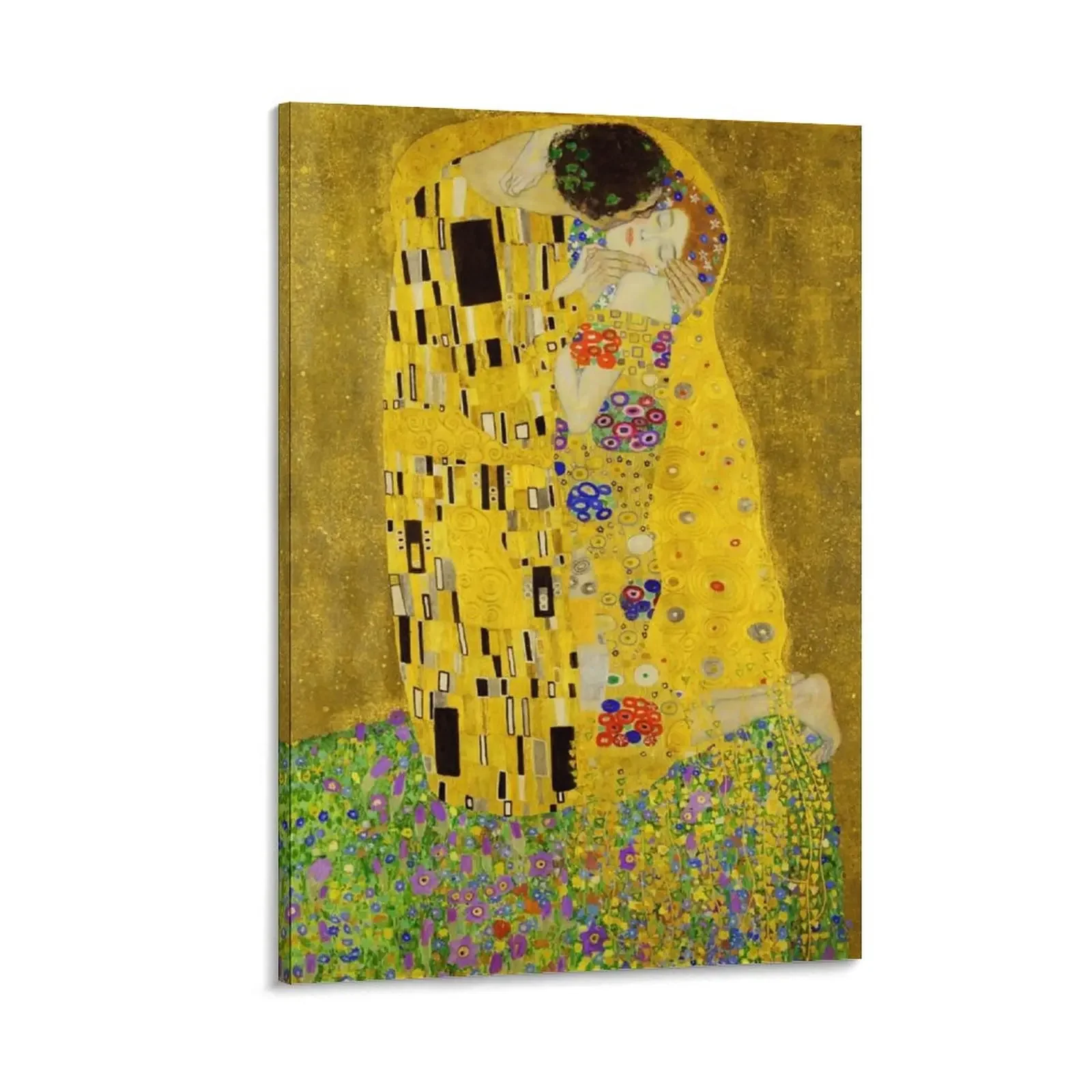 

The Kiss (High Resolution), Gustav Klimt Canvas Painting bedrooms decorations