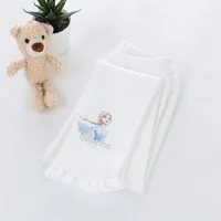 Disney Girl Pants Quality Cotton for Children Frozen Anna Elsa Autumn Baby Girl Pink Blue Trouser Kids Leggings Cartoon 2-8Y 5