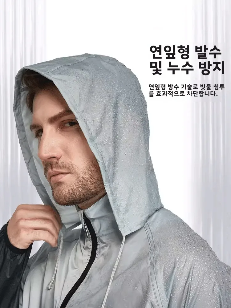 방풍 방수 바이크 가디건 바이크 바지 방수 바이크 가디건 바이크 바지 가벼운 분리식 남성용 바이크 가디건 바이크 바지