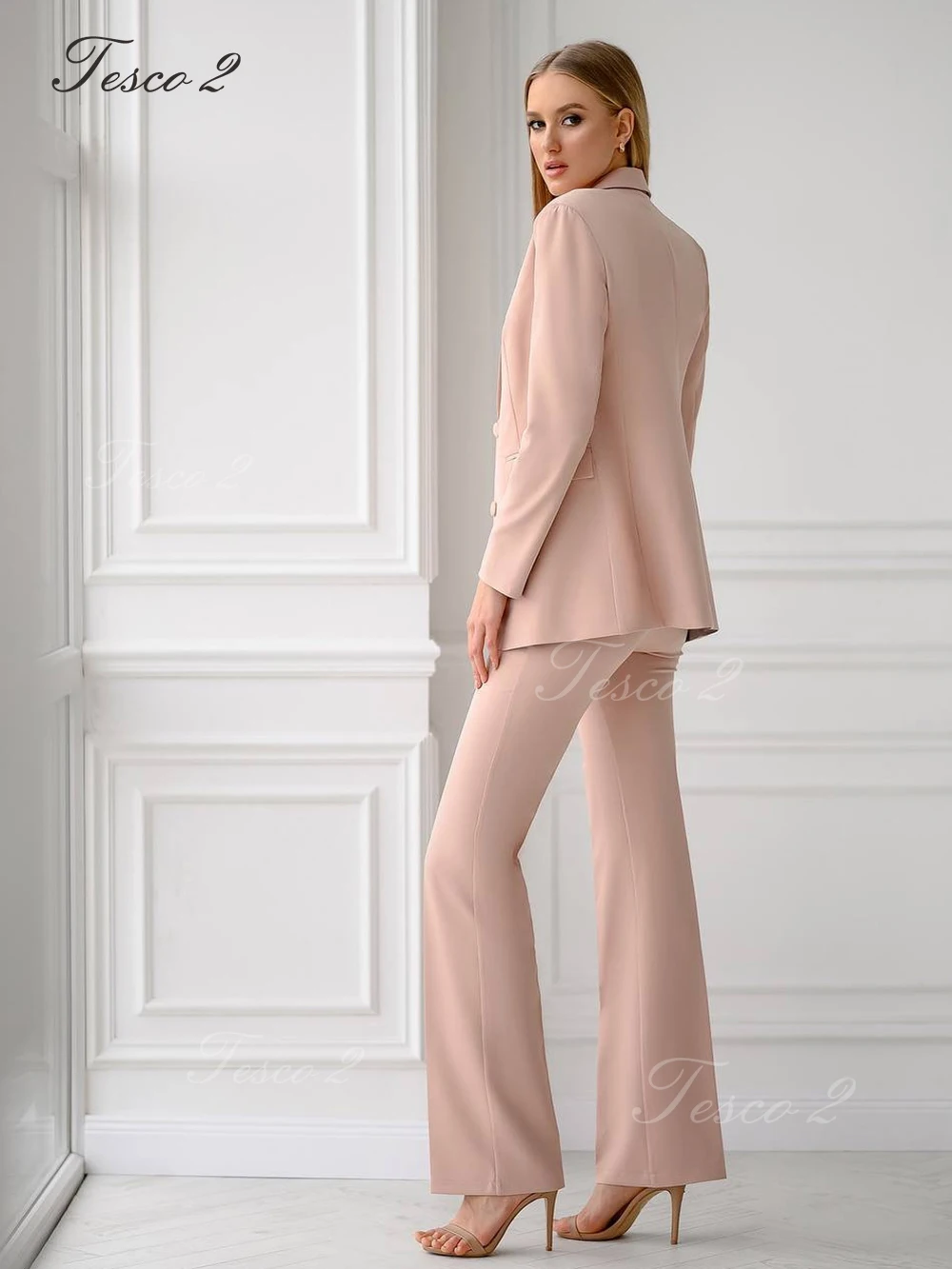 Tesco Elegant Women Suit 3 Pieces Business Office Lady Suit Formal Wedding Party Summer Outfits For Women Guest Outfits