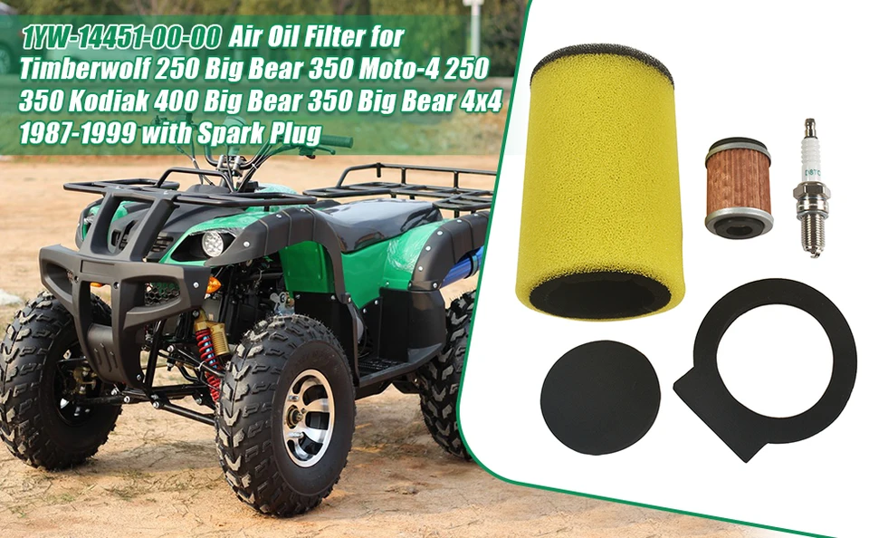 All Balls- Filtre à Air - Yamaha YFB 250 Timberwolf 1992-2000, YFM 350...