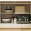 Sideboard,Wall-Mounted Kitchen Pantry with Doors, Drawers & Adjustable Shelves, Kitchen Cupboard Storage Cabinet for Living Room 3