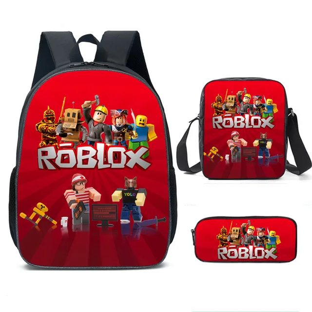 Mochila infantil ROBLOX 3D Print, mochilas escolares, desenhos