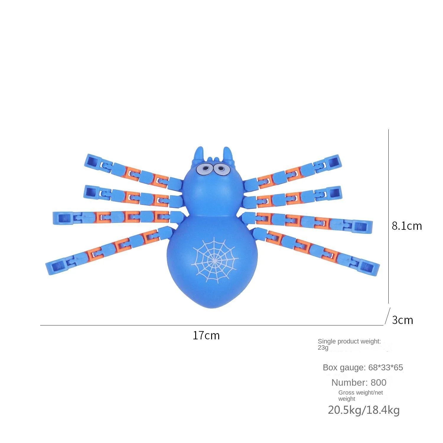 1pcs DIY Chain Versatile Mechanical Spider Scorpion Stress Relieving Novel Toys for Children's Party Gifts Desktop Ornaments