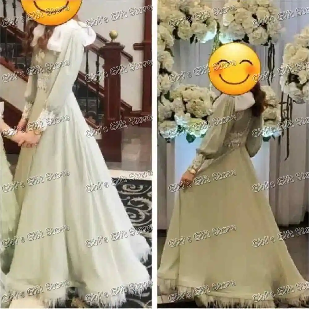 Beautiful Light Green Teen Woman&rsquo;s Gown With Unique Hollow Out Lace Sister Of The Bride Gown For Wedding Women Guest Prom
