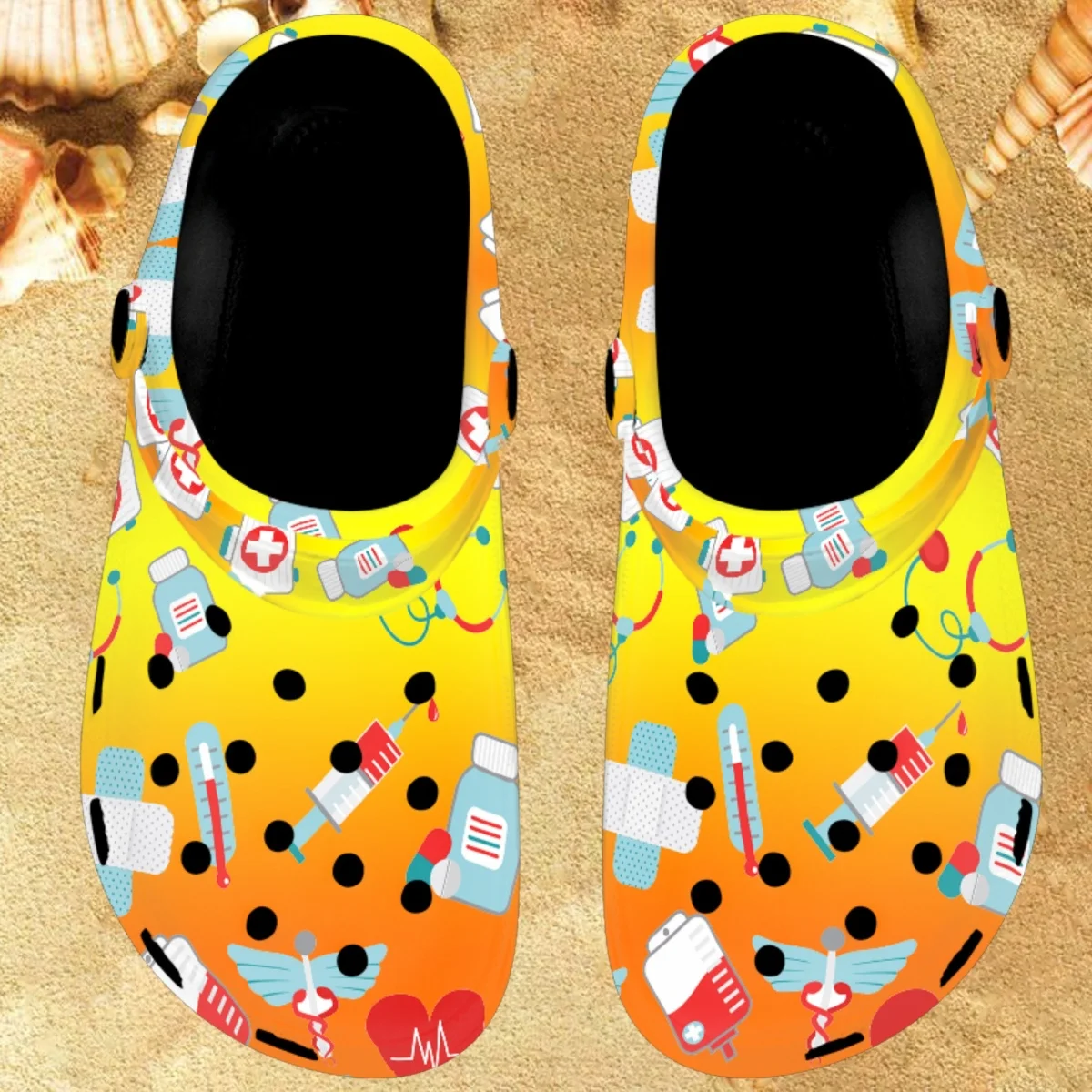 

Nopersonality Sandals Women Summer 2023 Medical Care Theme Slide Slipper New Adult Comfort Slides Fashion Sandales Femmes