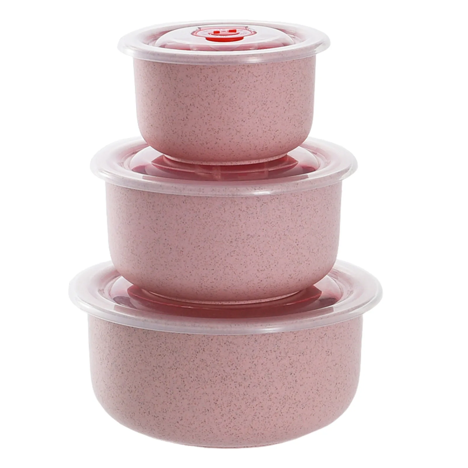 Set of 3 Lightweight Bento Boxes for Kitchen, Picnic, and Meal Prep Storage