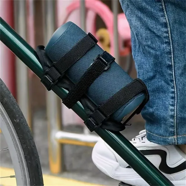 Bicycle Speaker Fixed Strap Portable Bluetooth Speaker Mount Mountain Bike Bottle Cage Golf Cart Speaker Bicycle Bottle Holder 3