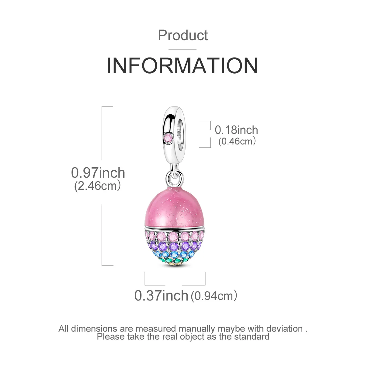 Original 925 Silver Charm Openable Nesting Doll Rose Princess Dress Pendant Fit Bracelet Diy Fashion Jewelry Image 8