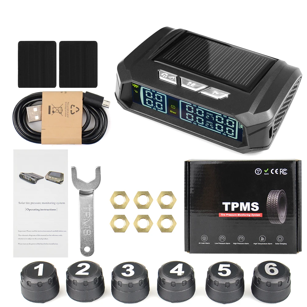  Ʈ TPMS Ÿ̾ з , 6  ܺ  , ¾翭 USB , Ʈ   Ÿ̾ з 