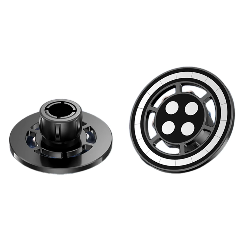 Enhanced Magnetic Car Phone Holder with 17mm Ball Head - Universal Mount & Ring Attachment
