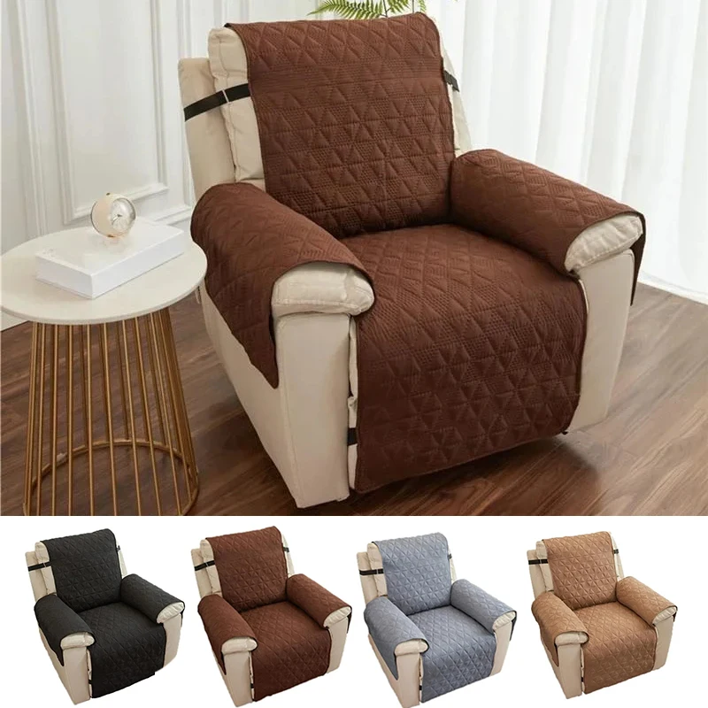 

Double-side Waterproof Sofa Cover Pets Kids Recliner Anti-Slip Couch Cushion Slipcover Removable Armchair Furniture Protector