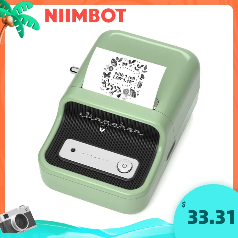 Niimbot B21 Label Printer portable thermal wireless bluetooth printer used  for barcode clothing jewelry fooder Niimbot B1 - AliExpress