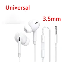 Third generation 3.5mm Wired Headphone Mic 3D Stereo Earbuds Headset Clear Sound Jack Casque For iPhone Samsung Xiaomi Huawei 1
