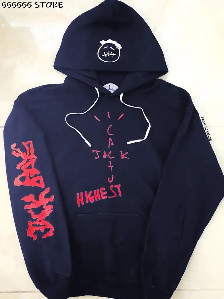 cactus jack hoodie highest