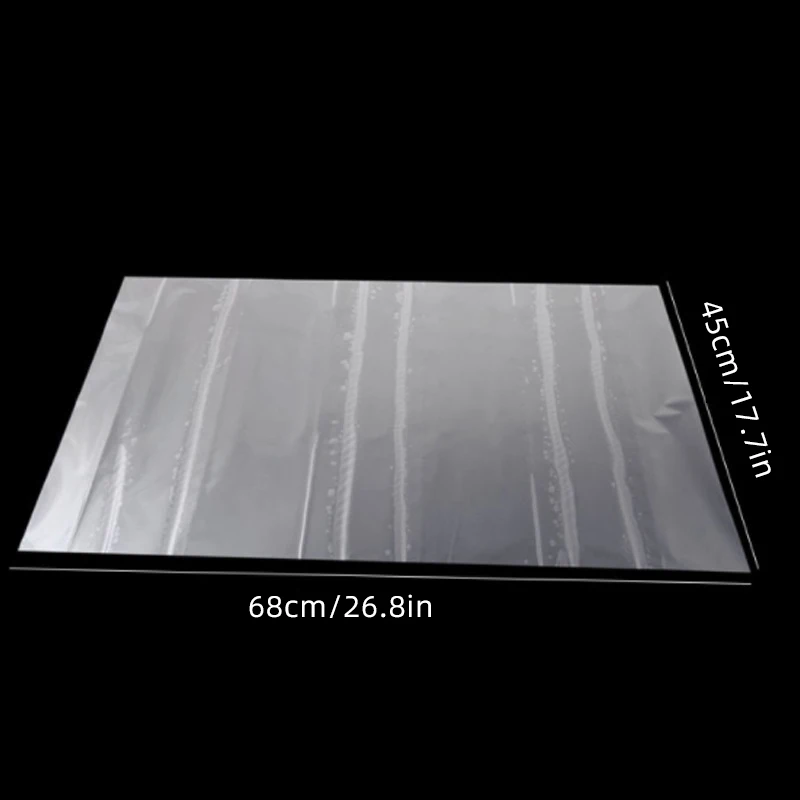 45x70cm Kitchen Oil Proof Wall Sticker Heat-resistant Wallpaper Clear Self Adhesive Film Waterproof Paper Tile Wall Decals