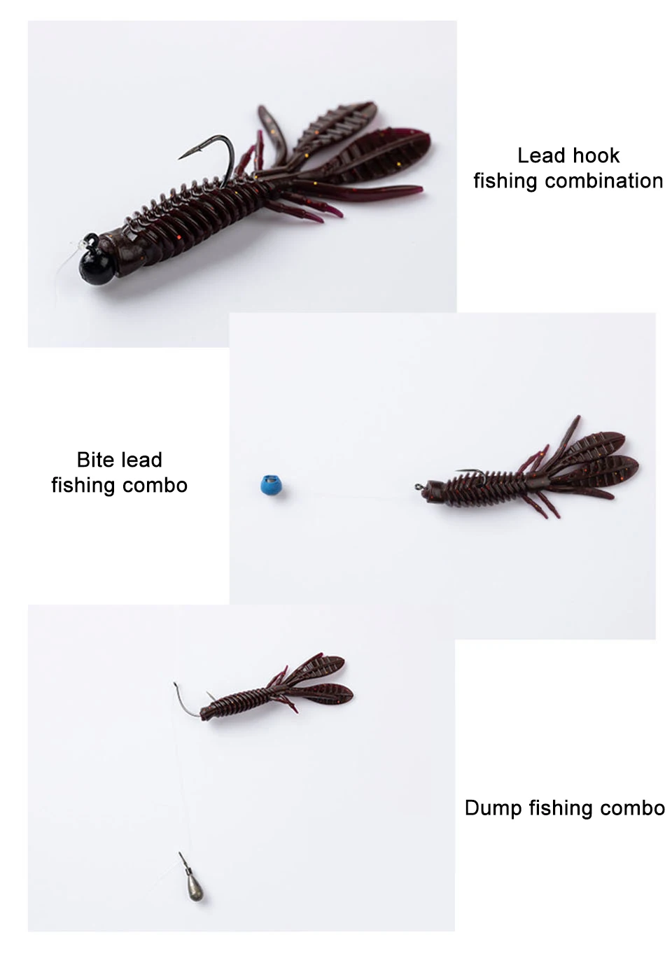 10PCS/LOT 65MM/2G Floating Shrimp Fishing Bait High Elasticity Artificial Soft Plastic Lure Craw For Carp Barracuda Tackle Pesca