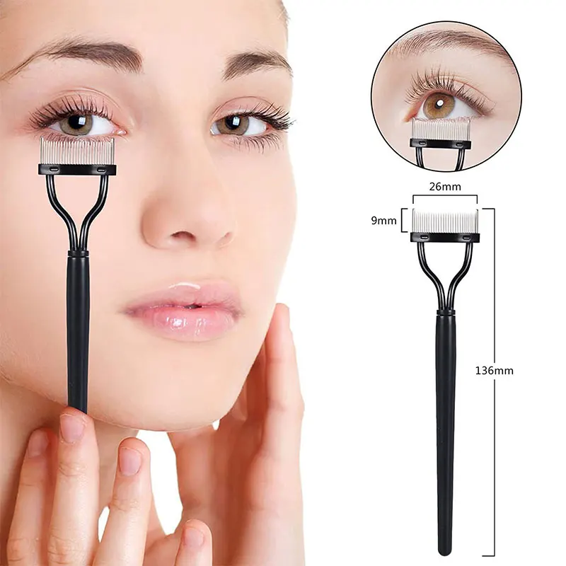 EyelashCurlerBeautyMakeupLashSeparatorFoldableMetalEyelash