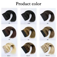 100% Clips brésiliens en une seule pièce Extension de cheveux naturel droit Remy cheveux humains Invisible sans couture pince en droite une seule pièce 6