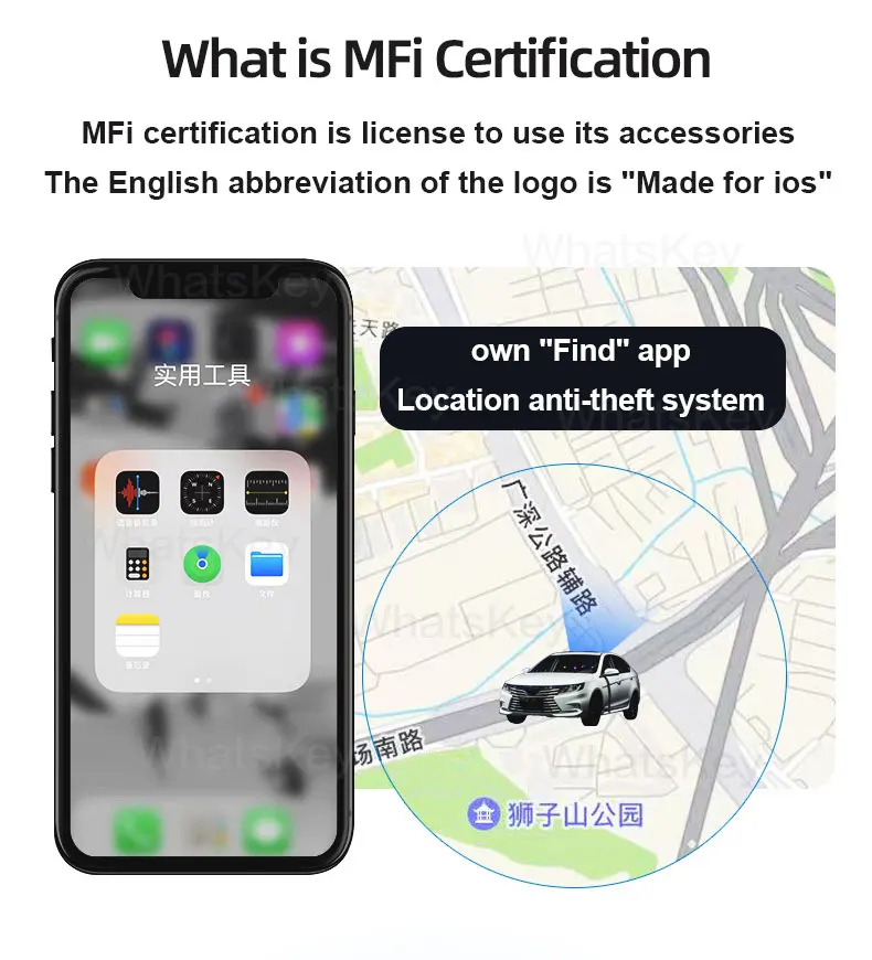 Gps tracker For Car mini OBD GPS Locator Tracker Find My Apple official APP Monitor Anti-lost Device Finder Global Position