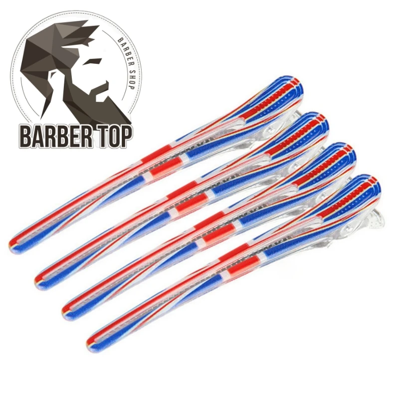 Vibrant Rainbow Hairdressing Clips - Professional Sectioning & Styling Hair Accessories