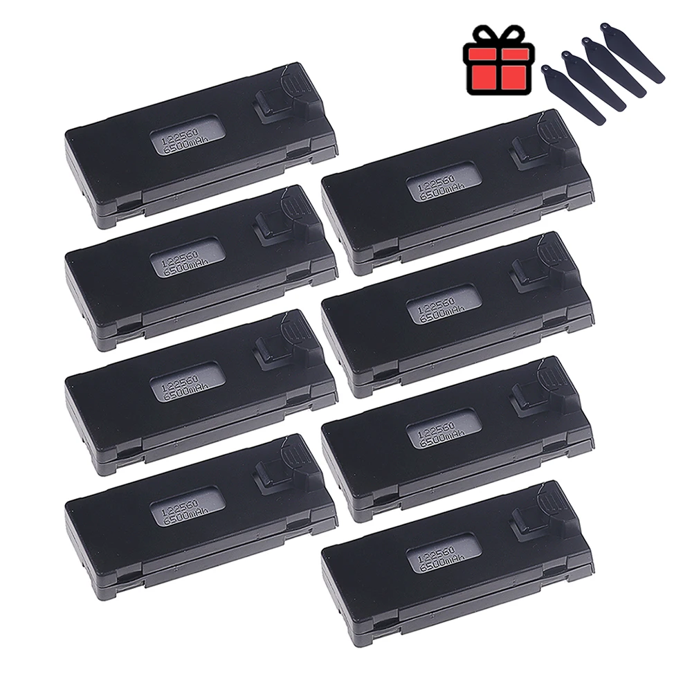 ตัวเลือกสินค้า แบตเตอรี่ชาร์จได้ 3.7V 6500mAh สำหรับโดรน RC
