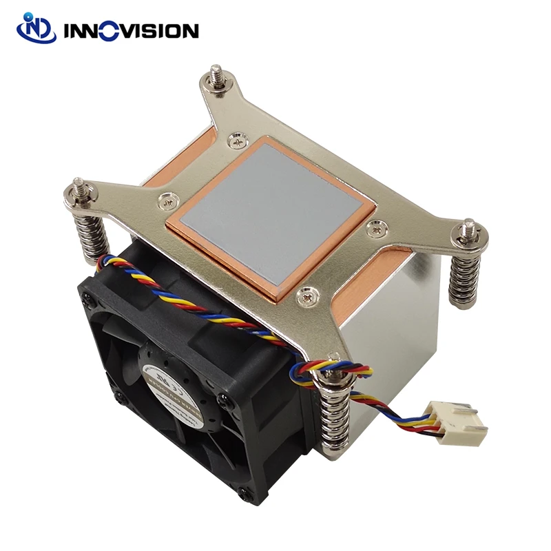 Amd Am4 Am5 Cobre Cpu Refrigerador do Dissipador de Calor Radiador com 60x60x25 mm Ventilador Novo - Imagem 2