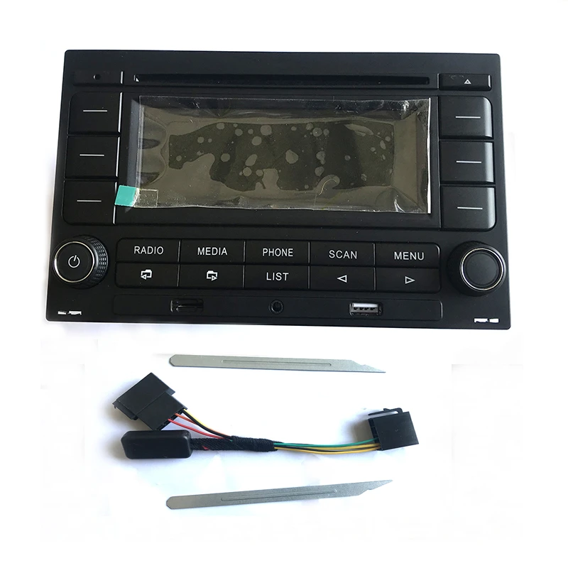 Car Radio Rcn210 Cd Player Usb Mp3 Aux Bluetooth For Golf 4 Mk4 For