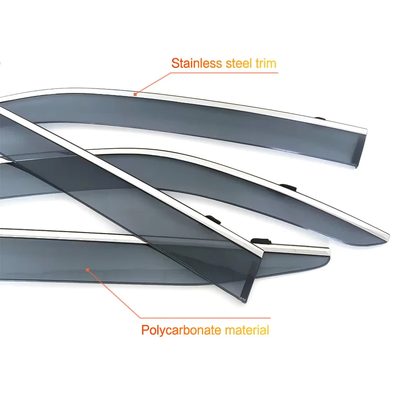 Injection Weather shields Window Visor Sun Guards For Toyota Land Cruiser LC300 Accessories