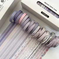Mr. Paper, 20 Rolls Combo Pack Handmade Fine Tape, Vintage Creative Decoration DIY Handmade Material Washi Tape 2